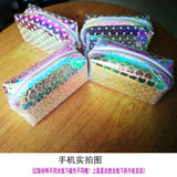 Transparent Jelly Makeup Bag Portable Beauty Pouch Travel Cosmetic Bag