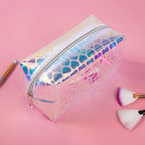 Transparent Jelly Makeup Bag Portable Beauty Pouch Travel Cosmetic Bag