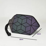 Luminous Geometric Makeup Bag Organizer for Girls