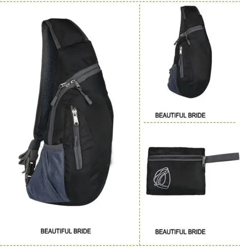 Waterproof Cross Body Bag for Outdoor Hiking Shoulder Messenger Bag