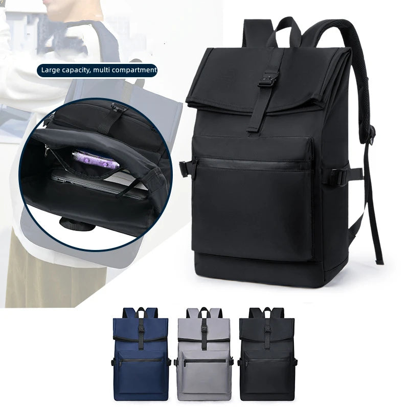 Waterproof Business Backpack for 15.6" Laptop, Teenage Travel Schoolbag