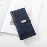 Matte Wallet Women's Long Colorful Ladies Clutch