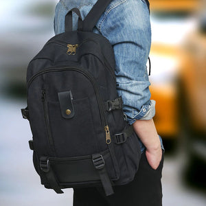 Vintage Canvas Backpack Satchel Rucksack School Bag Laptop Notebook Bags