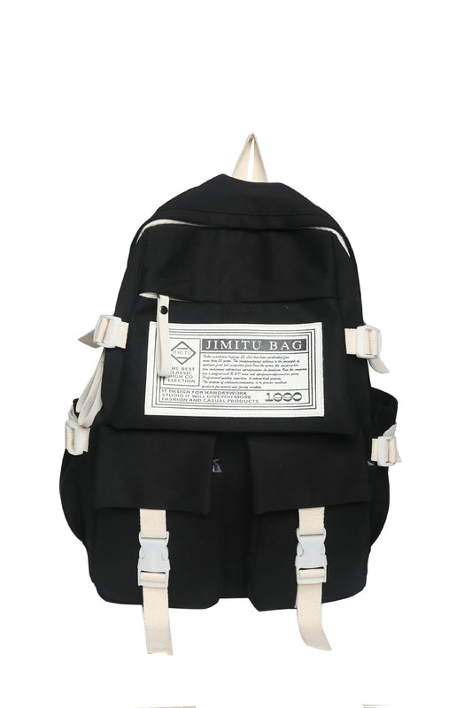 Unisex Laptop Schoolbag Waterproof Nylon Travel Backpack