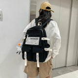 Unisex Laptop Schoolbag Waterproof Nylon Travel Backpack
