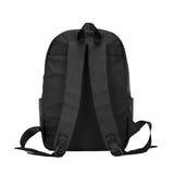 Men's Leather Laptop Backpack for School College