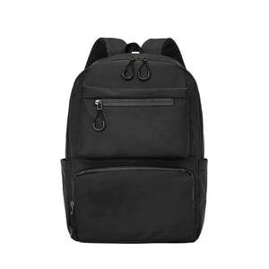 Men's Leather Laptop Backpack for School College