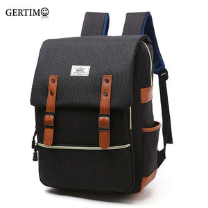 Canvas Backpack Retro School Bag Famous Brands Mochilas