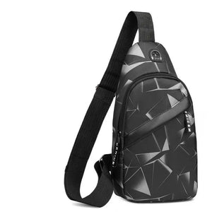 Men Casual Shoulder Bag Travel Crossbody Pack Messenger Chest Bag
