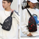 Men Casual Shoulder Bag Travel Crossbody Pack Messenger Chest Bag