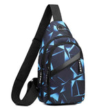 Men Casual Shoulder Bag Travel Crossbody Pack Messenger Chest Bag