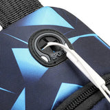 Men Casual Shoulder Bag USB Travel Crossbody Bag Multifunction Shoulder Sling Ba