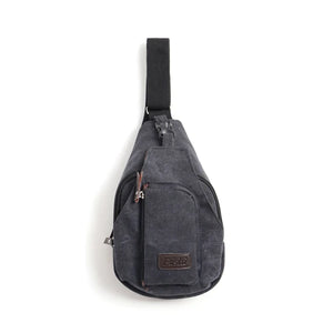 Men Chest Bag Single Shoulder Canvas Messenger Bags Travel Military Bag