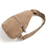 Men Chest Bag Single Shoulder Canvas Messenger Bags Travel Military Bag