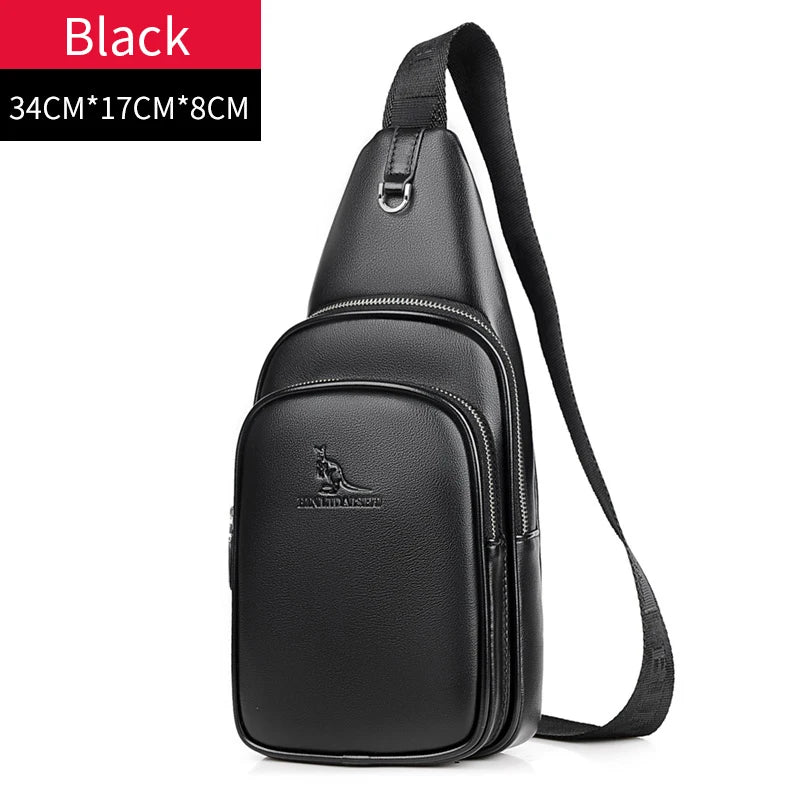Men Chest Pack Short Trip Crossbody Bag Water Repellent Shoulder Bag