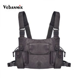 Men Chest Rig Bag Hip Hop Waistcoat with Pockets
