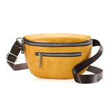 Men Leather Waist Pack Travel Organizer Waist Belt Mobile