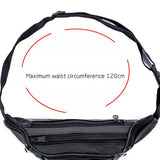 Men Leather Waist Pack Travel Organizer Waist Belt Mobile Necessity