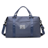 Men Leather Travel Bag Duffle Bag Large Overnight Tote Handbag