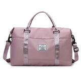 Men Leather Travel Bag Duffle Bag Large Overnight Tote Handbag