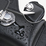 Men Leather Waist Pack Phone Pouch Bags Waterproof Crossbody Bags