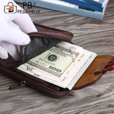 Men Multi-function PU Leather Fanny Waist Bag Casual Mobile Phone Purse Pocket