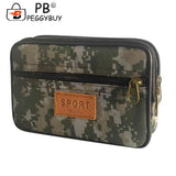 Men Multifunction PU Leather Fanny Waist Bag Casual Mobile Phone Purse Pocket