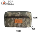 Men Multifunction PU Leather Fanny Waist Bag Casual Mobile Phone Purse Pocket