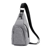 Men Oxford Cloth Chest Bag Sports Outdoor Leisure Multi-function Bag