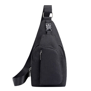 Men Oxford Cloth Chest Bag Sports Outdoor Leisure Multi-function Bag