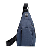 Men Oxford Cloth Chest Bag Sports Outdoor Leisure Multi-function Bag