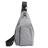 Men Oxford Cloth Chest Bag Sports Outdoor Leisure Multi-function Bag
