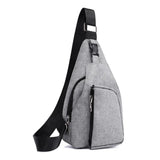 Men Oxford Cloth Chest Bag Sports Outdoor Leisure Multi-function Bag