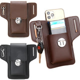 PU Leather Fanny Waist Bag Mobile Purse Outdoor Sports Belt Bum Pouch