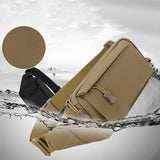 Men's Vintage Fanny Pack Shoulder Bag 3 Pockets Nylon Waist Belt School