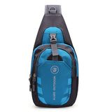 Men Waist Pack Nylon Crossbody Bag Waterproof Chest Travel Fanny Bag