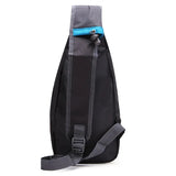 Men Waist Pack Nylon Crossbody Bag Waterproof Chest Travel Fanny Bag