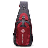 Men Waist Pack Nylon Crossbody Bag Waterproof Chest Travel Fanny Bag