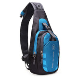 Men Waist Pack Nylon Crossbody Bag Waterproof Chest Travel Fanny Bag