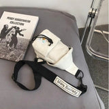 Unisex Cross-body Chest Bag Mini Waist Bag Oxford Cloth Phone Bag