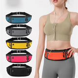 Reflective Strip Waist Bag for Outdoor Sports and Travel
