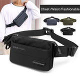 Men Women Nylon 4 Pockets Waterproof Waist Packs Fanny Pack