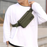 Men Women Nylon 4 Pockets Waterproof Waist Packs Fanny Pack