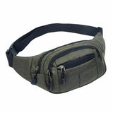 Unisex Casual Travel Bum Bag Fanny Waist Pack Zipped Outdoor Sports Shoulder Bag