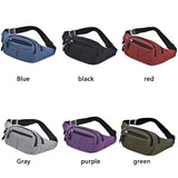 Casual Travel Bum Bag Fanny Waist Packs Zipped Outdoor Sports Shoulder Bag