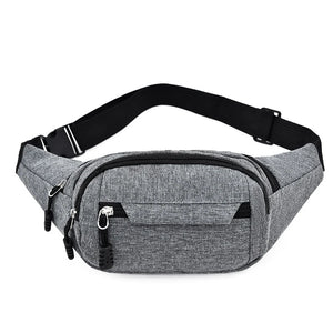 Canvas Waist Bag Fanny Pack Purse Phone Belt Bag Outdoor Travel Phone Bag