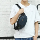 Canvas Fanny Pack Large Phone Belt Bag Pouch