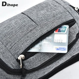 Canvas Waist Bag Fanny Pack Purse Large Phone Belt Bag Pouch