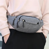 Canvas Waist Bag Phone Belt Pouch Outdoor Travel Hip Bags