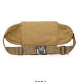 Men Women Waist Bag Casual Pack Purse Large Phone Belt Bag Pouch Canvas